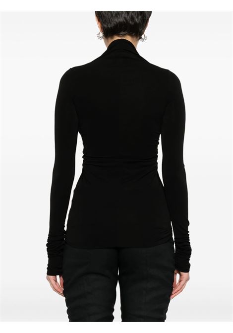 Black prong cut-out top - women RICK OWENS | RP01D2222HBZ09